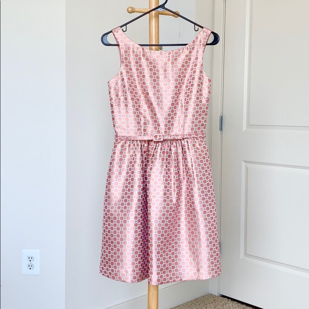 The Limited Pink Jacquard Dress